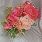 Tropical Inspired Wrist Corsage